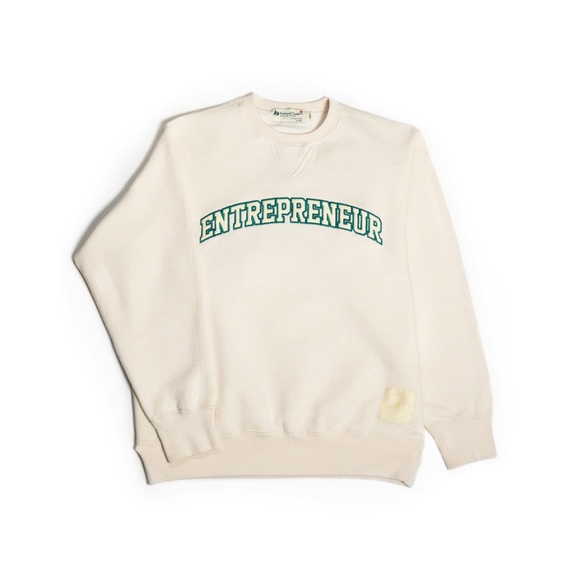 NWT Redwood Classics Entrepreneur Crewneck in Beige - Picture 2 of 5